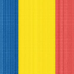 Romania Flag Typography by GELO25