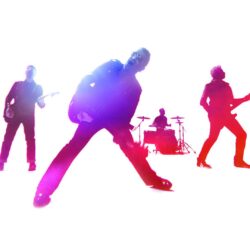 U2 Band Colorful Concert Android Wallpapers free download