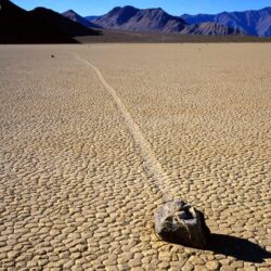 Nature: Mysterious Sliding Rock At The Racetrack Death Valley