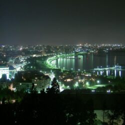 BAKU AT NIGHT – Dağüstü park, Baku, Azerbaijan