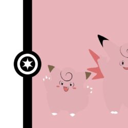 Pokemon video games clefairy clefable game characters wallpapers