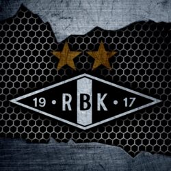 Download wallpapers Rosenborg, 4k, logo, Eliteserien, soccer