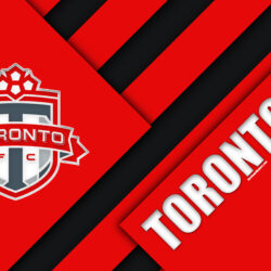 Download wallpapers Toronto FC, Ontario, Canada, material design, 4k