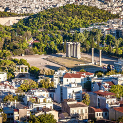 Wallpapers Greece Athens From above Cities Building