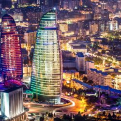 Flame Towers, Baku, Azerbaijan HD desktop wallpapers : Fullscreen