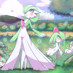 Pokemon Gardevoir, Kirlia and Ralts Source: www.facebook