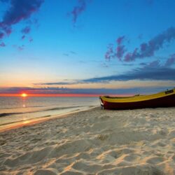 Sun, beach and boat hd wallpapers widescreen hd wallpapers