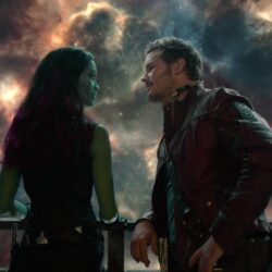 Star Lord and Gamora from Guardians of the Galaxy Desktop Wallpapers