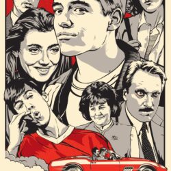 Redesigned Movie Poster for FERRIS BUELLER’S DAY OFF