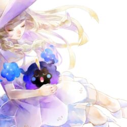 Lillie and Cosmog Art Pokemon Sun an… Wallpapers