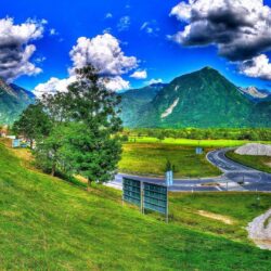 Bovec Town in Slovenia Europe Country Nature HD Wallpapers