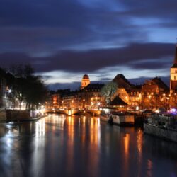 strasbourg cityscape night sky wallpapers and backgrounds