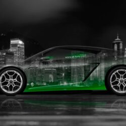 4K Lamborghini Asterion Side Crystal City Car 2014