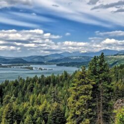Lake Coeur D’Alene Idaho View wallpapers