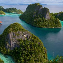 Wayag Islands in the Raja Ampat Islands of Indonesia [