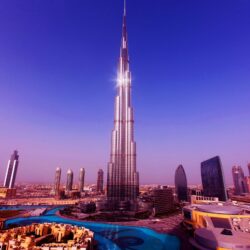 Burj Khalifa Tower, Dubai, United Arab Emirates widescreen