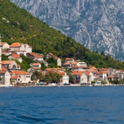 Photos Montenegro Perast Kotor bay Sea Coast Cities Houses