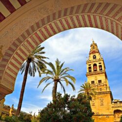 Free wallpapers background: Cathedral Mosque Bell Tower Mezquita Cordoba