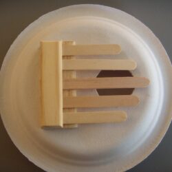 D, Popsicle Stick and Paper Plate Kalimba!