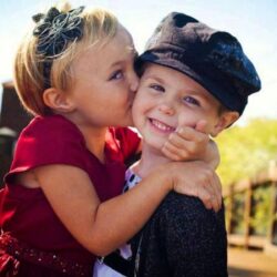 Full HD Cute baby kiss image download Wallpapers, Android