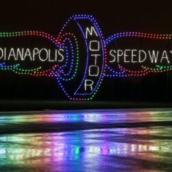 See What the Indianapolis Motor Speedway Looks Like Decorated With