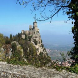 View from the terrace in San Marino, Italy wallpapers and image