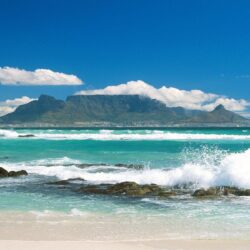 Coastline View of Table Mountain / South Africa wallpapers and