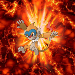 391 Fire Pokeball Monferno Moukazaru 2 Chimchar