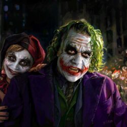 The Joker Wallpaper: Joker and Harley Quinn