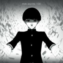 Download Mob Psycho 100, Shigeo Kageyama, Black And White