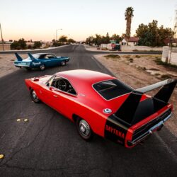 Download Wallpapers Dodge charger daytona, Rear view, Style HD