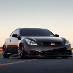 black infiniti g37 coupe tuning dramatic car wide hd wallpapers
