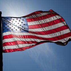Wallpapers Flag Day, USA, event, street, sky, sun, , Holidays