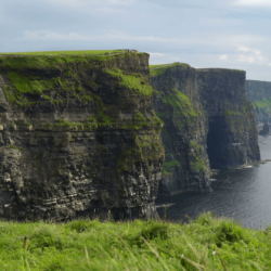 Beautiful Cliffs of Moher in Ireland Stock Video Footage