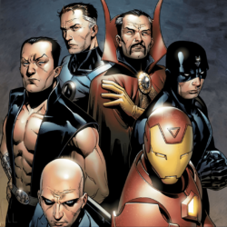 Illuminati, Iron Man, Charles Xavier, Mr. Fantastic, Doctor