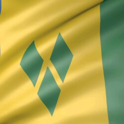 St Vincent and the Grenadines Animated Flag