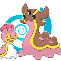 Shellos and Gastrodon by ChibiLyra