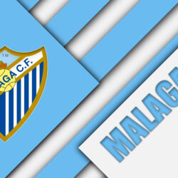 Download wallpapers Malaga CF, 4K, Spanish football club, Malaga