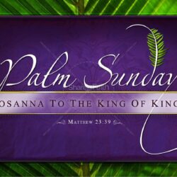 Palm Sunday Church Newsletter Template Template