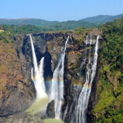 Jog Falls Karnataka India Nature HD Wallpapers Widescreen Desktop