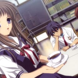 Clannad, Anime girls, Schoolgirls, Furukawa Nagisa, Miyazawa Yukine