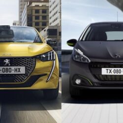 Photo Comparison: 2020 Peugeot 208 vs. 2015 Peugeot 208