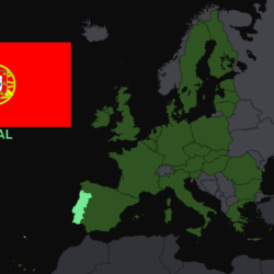 Portugul Football Team The Flag Of Portugal And Map Hd For