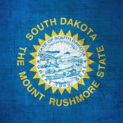 South Dakotan Flag Metal