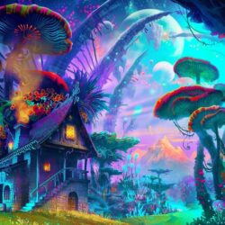 Psychedelic Mushroom Wallpapers