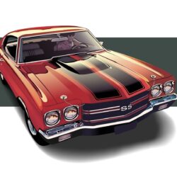 paint, artwork, Chevrolet Chevelle SS :: Wallpapers