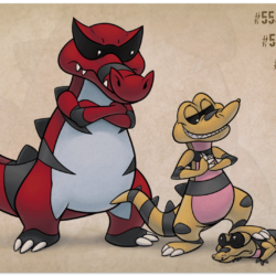 Krookodile { Krokorok { Sandile by thazumi