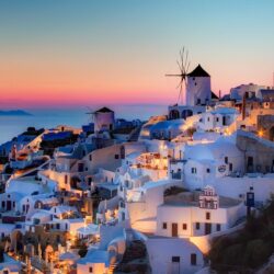 Greece Wallpapers Night HD Wallpaper, Backgrounds Image