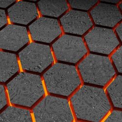 Lava Abstract Hexagon 3d, HD 3D, 4k Wallpapers, Image, Backgrounds