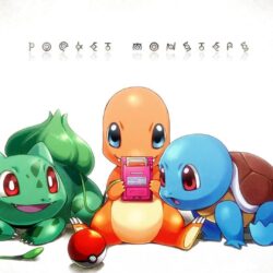 Pokemon, Squirtle, Bulbasaur, Charmander HD Wallpapers / Desktop
